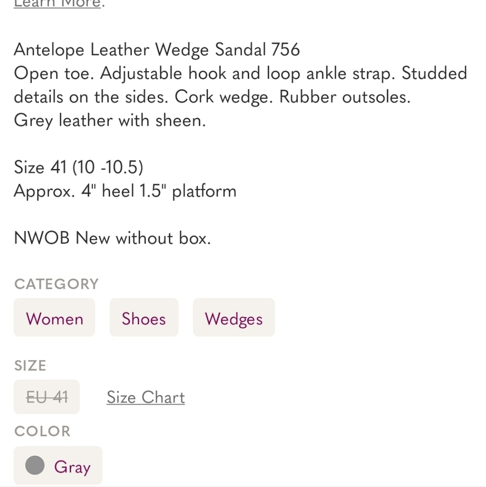 Antelope wedges - Picture 7 of 7